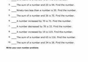 Stem Careers Worksheet 1 Answers and Pre Algebra Number Problem Worksheets with Answers