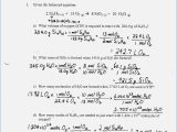 Stoichiometry Limiting Reagent Worksheet Answers Also Percent Yield Worksheet 1 Kidz Activities