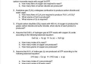 Stoichiometry Practice Worksheet together with Worksheets 49 Fresh Stoichiometry Worksheet High Definition