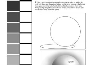 Story Elements Worksheet Pdf as Well as Value Scale and Sphere Worksheet 7th Grade Art Blending Value