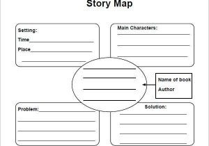 Story Map Worksheet with Story Outline Template for Kids Guvecurid
