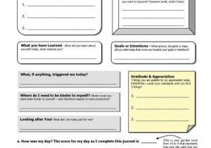 Stress Portrait Of A Killer Worksheet Also Daily Gratitude Diary Template