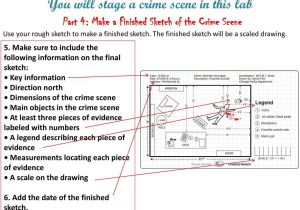 Stress Portrait Of A Killer Worksheet Answers with 106 Crime Scene Sketch Goals for This Lesson Ppt
