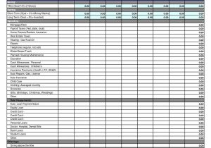 Student Budget Worksheet or Student Bud Spreadsheet Template Download Excel Profit Loss