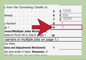 Student Loan Interest Deduction Worksheet 2016 as Well as How to Fill Out A W‐4 with Wikihow