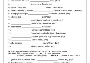 Subject Pronouns Worksheet 1 Spanish Answer Key and 941 Best Espa±ol Images On Pinterest