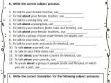 Subject Pronouns Worksheet 1 Spanish Answer Key with 521 Best Classroom Ideas Images On Pinterest