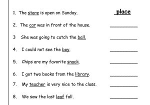 Subject Verb Agreement Practice Worksheets together with Nouns Grade 1 Worksheets Google Search Kelina