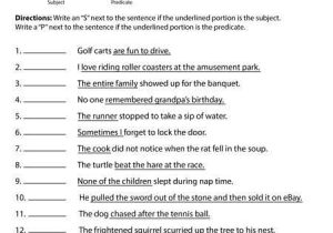 Subjects Objects and Predicates with Pirates Worksheet with 54 Best Language Arts Printables Images On Pinterest