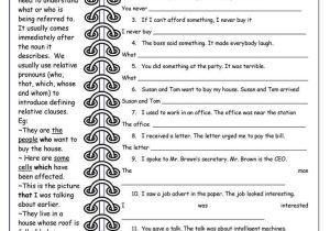 Subordinate Clause Worksheet and 12 Best Defining Non Defining Relative Clauses Images On Pinterest