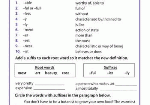 Suffixes Worksheets Pdf Also Advanced Grammar Suffixes