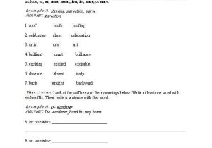 Suffixes Worksheets Pdf or 19 Best Prefixes Images On Pinterest