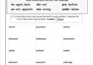 Suffixes Worksheets Pdf or 49 Best Mon Prefixes and Suffixes Worksheets – Free Worksheets