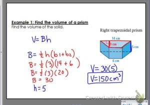 Surface area Of Prisms and Cylinders Worksheet Also Geometry Tar 53a Volume Of Prisms and Cylinders Yout