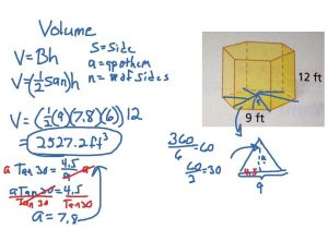 Surface area Of Prisms and Cylinders Worksheet and How to Right Square Pyramid Calc Find A L