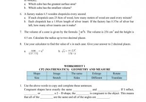 Surface area Of Prisms and Cylinders Worksheet Answers with Mathematics Class 8 Cie Cambridge International Education Notes