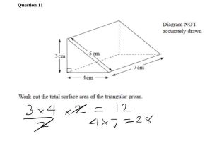 Surface area Of Prisms and Cylinders Worksheet or Suface area Of Triangular Prism Bing Images