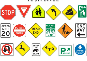 Survival Signs Worksheets or Traffic Signs are Important Visuals and Need to Be Learned In order