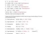 Synthesis and Decomposition Reactions Worksheet Answers with Worksheets 45 Re Mendations Predicting Products Chemical