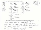 Systems Of Linear Inequalities Worksheet or Worksheet Writing Inequalities From Word Problems Worksheet