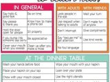 Table Manners Worksheet Along with 9 Best Table Manners Images On Pinterest