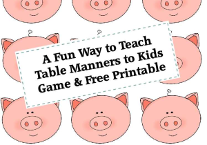 Table Manners Worksheet as Well as 18 Fun Activities that Teach Good Manners