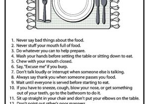 Table Manners Worksheet together with 12 Best Manners Etiquette social & Emotional Images On Pinterest