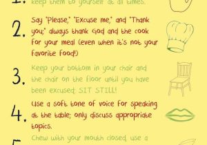 Table Manners Worksheet with 17 Best Manners Images On Pinterest