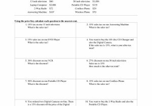 Taxation Worksheet Answers with the Math Worksheet Site Worksheet for Kids In English