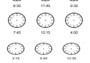 Telling Time In Spanish Worksheets Pdf and Fresh Clock Worksheets Lovely Telling Time In Spanish Spanish Class