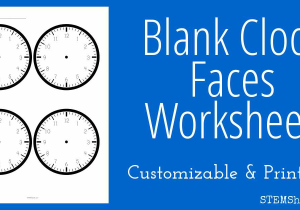 Telling Time Worksheets Pdf Also Blank Clock Faces Worksheet