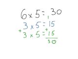 Thanksgiving Math Multiplication Worksheet Also Breaking Apart Method for Multiplication Worksheets