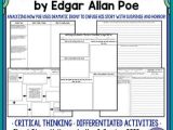 The Cask Of Amontillado Worksheet together with Edgar Allan Poe Unit Teaching Resources