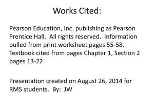 The Constitutional Convention Worksheet with Chapter 1 Section 2 Answers to Review for Worksheet Pages