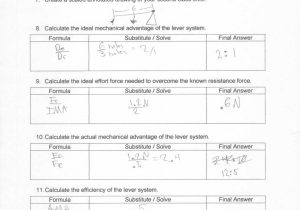 The Electromagnetic Spectrum Worksheet Answers with Mechanical Advantage and Efficiency Worksheet Awesome Worksheets for