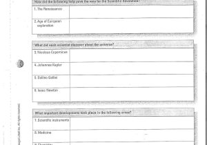 The Enlightenment Worksheet Answer Key and Crossword Puzzle the Scientific Revolution Answer Key Answers Hd 22