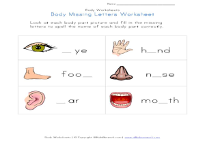 The Framework Of the Body Worksheet Answers with Workbooks Ampquot Missing Letter Worksheets Free Printable Works
