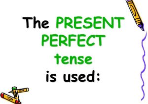 The Imperfect Tense In Spanish Worksheet as Well as the English Tenses the Present Perfect Tense Present