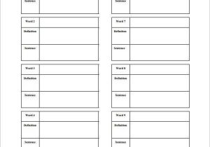 The Interlopers Worksheet Answers together with 8 Blank Vocabulary Worksheet Templates – Free Word Pdf Documents