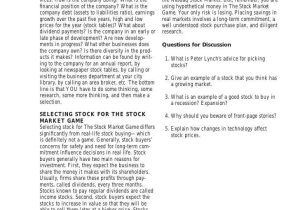 The Market Economy Worksheet Answer Key or Learning From the Market