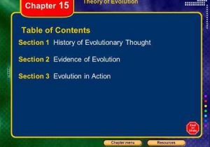 The theory Of Evolution Chapter 15 Worksheet Answers Also Chapter 15 theory Of Evolution Ppt Video Online