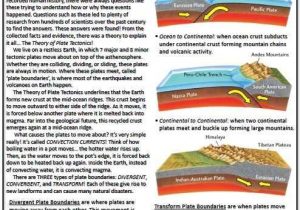The theory Of Plate Tectonics Worksheet together with 31 Best Plate Tectonics Images On Pinterest