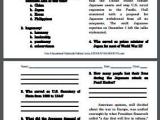 The United States Entered World War 1 Worksheet Answers and Japan Pearl Harbor and War Free Printable Reading with Questions