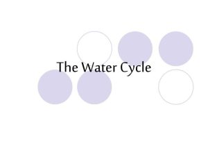 The Water Cycle Worksheet Answer Key and Ppt the Water Cycle Powerpoint Presentation Id