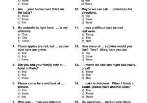 This that these Those Worksheet and 328 Best Esl Images On Pinterest