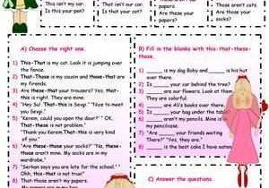 This that these Those Worksheet or 102 Best This that these Those Images On Pinterest