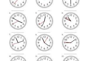 Time to the Minute Worksheets or Worksheets 43 Re Mendations Clock Worksheets Hd Wallpaper