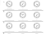 Time to the Minute Worksheets together with Telling Time to Five Minutes
