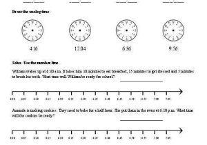 Time Worksheets Grade 3 as Well as Elapsed Time Worksheets