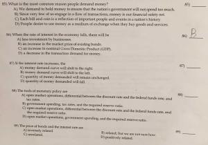 Tools Of the Federal Reserve Worksheet Answer Key Also Economics Archive August 07 2017